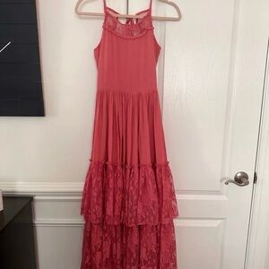 NWT Joyfolie Catrin Lace Tiered Dress